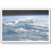 wolkenluchten boven sudan sticker (Voorkant)