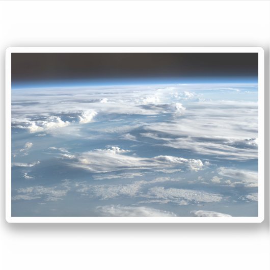 wolkenluchten boven sudan sticker (Voorkant)