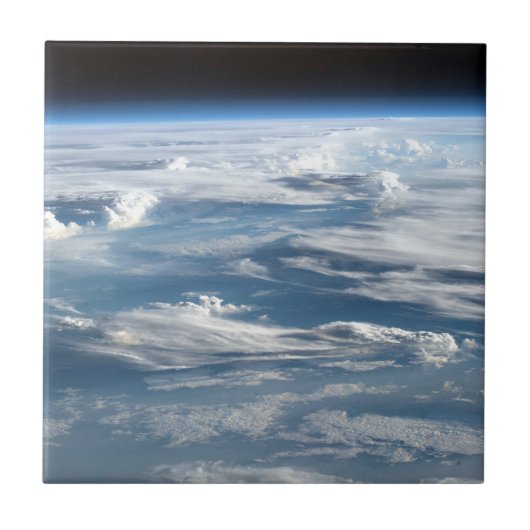 wolkenluchten boven sudan tegeltje (Voorkant)