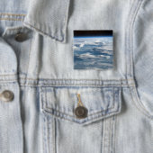 wolkenluchten boven sudan vierkante button 5,1 cm (In situ)