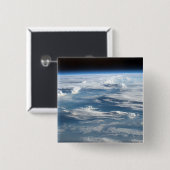 wolkenluchten boven sudan vierkante button 5,1 cm (Voorkant /achterkant)