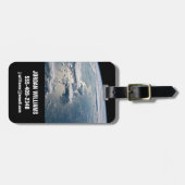 Wolkenluchten rond Sumatra, Indonesië. Bagagelabel (Voorkant horizontaal)