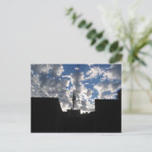 wolkenochtend briefkaart (Staand voorkant)