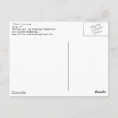 wolkenochtend briefkaart (Achterkant)