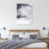 Wolkenpatronen en zee-ijs in de zuidelijke oceaan canvas afdruk (Insitu (Slaapkamer))