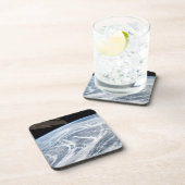 Wolkenpatronen ten zuiden van de Aleoeten. Bier Onderzetter (Rechterzijde)