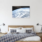 Wolkenpatronen ten zuiden van de Aleoeten. Canvas Afdruk (Insitu (Slaapkamer))