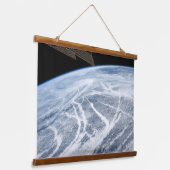 Wolkenpatronen ten zuiden van de Aleoeten. Hangend Wandkleed (Gebogen)