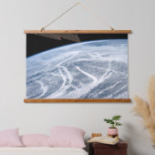 Wolkenpatronen ten zuiden van de Aleoeten. Hangend Wandkleed (Slaapkamer)