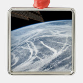 Wolkenpatronen ten zuiden van de Aleoeten. Metalen Ornament (Voorkant)