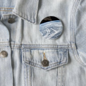 Wolkenpatronen ten zuiden van de Aleoeten. Ronde Button 5,7 Cm (In situ)