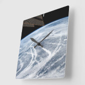 Wolkenpatronen ten zuiden van de Aleoeten. Vierkante Klok (Hoek)