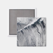 Wolkenpatronen zichtbaar op het eiland Aleutian Magneet (Voorkant / Achterkant)