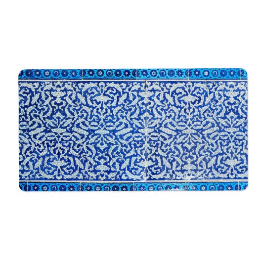 Wolkenpatroon Etiket (Voorkant)