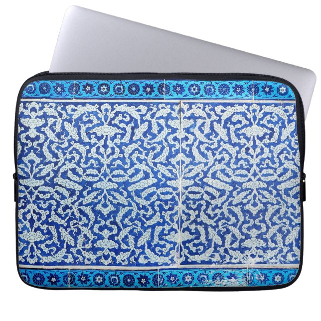 Wolkenpatroon Laptop Sleeve (Voorkant)