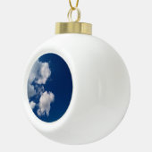 Wolkenpufjes Keramische Bal Ornament (Rechts)