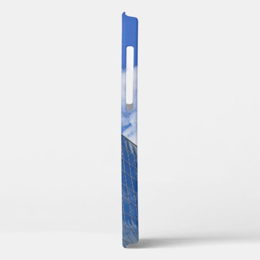 Wolkenreflectie in wolkenkrabber Case-Mate iPhone case (Achterkant / Links)