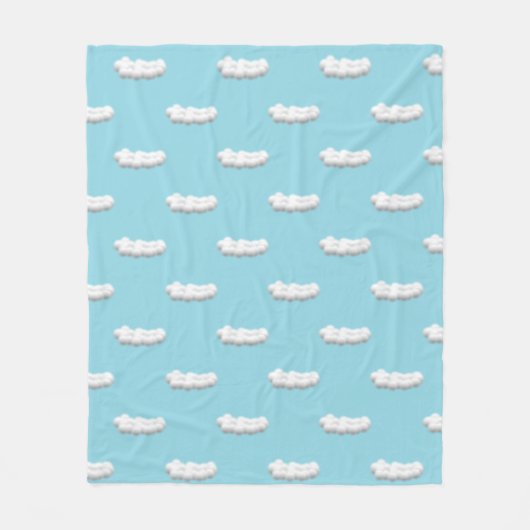 wolkenschapenvluchtdeken fleece deken (Voorkant)