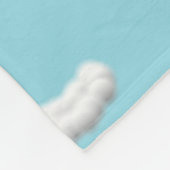 wolkenschapenvluchtdeken fleece deken (Hoek)