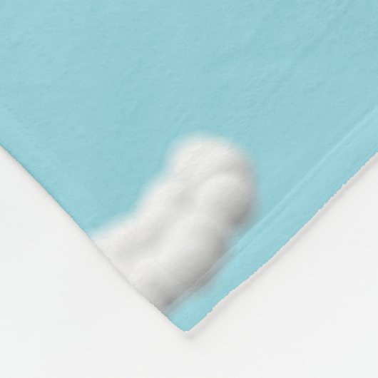 wolkenschapenvluchtdeken fleece deken (Hoek)