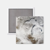 Wolkenstraten boven het meer van Superior en het m Magneet (Voorkant / Achterkant)