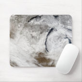 Wolkenstraten boven het meer van Superior en het m Muismat (Met muis)