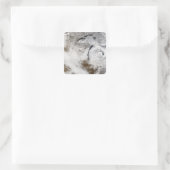 Wolkenstraten boven het meer van Superior en het m Vierkante Sticker (Tas)