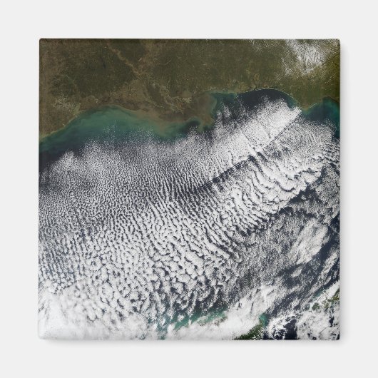 Wolkenstraten in de Golf van Mexico Magneet (Voorkant)