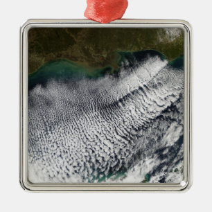 Wolkenstraten in de Golf van Mexico Metalen Ornament