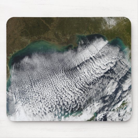 Wolkenstraten in de Golf van Mexico Muismat (Voorkant)