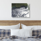 Wolkenstraten zijn zichtbaar canvas afdruk (Insitu (Slaapkamer))