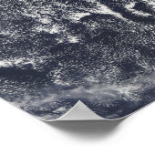 Wolkenstraten zijn zichtbaar poster (Hoek)