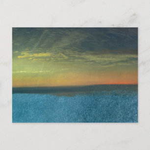 Wolkenstudie met zonsondergang door Albert Biersta Briefkaart