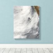 Wolkenvorken en glorie van Guadalupe Island Canvas Afdruk (Insitu (Houten vloer))