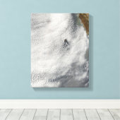 Wolkenvorken en glorie van Guadalupe Island Canvas Afdruk (Insitu (Houten vloer))