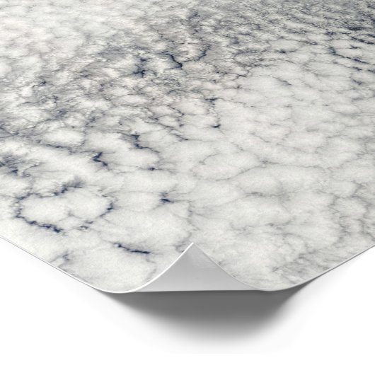 Wolkenvorken en glorie van Guadalupe Island Poster (Hoek)