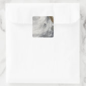 Wolkenvorken en glorie van Guadalupe Island Vierkante Sticker (Tas)