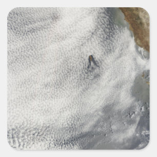 Wolkenvorken en glorie van Guadalupe Island Vierkante Sticker