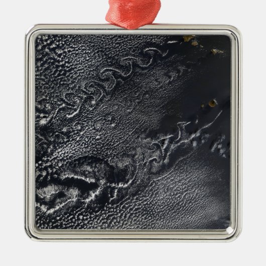 Wolkenvorken over de Kaapverdische eilanden Metalen Ornament (Voorkant)