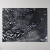 Wolkenvorken over de Kaapverdische eilanden Poster (Voorkant)