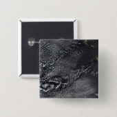 Wolkenvorken over de Kaapverdische eilanden Vierkante Button 5,1 Cm (Voorkant /achterkant)