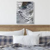 Wolkenvorken van Cheju Do, Zuid-Korea 2 Canvas Afdruk (Insitu (Slaapkamer))