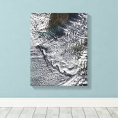 Wolkenvorken van Cheju Do, Zuid-Korea 2 Canvas Afdruk (Insitu (Houten vloer))