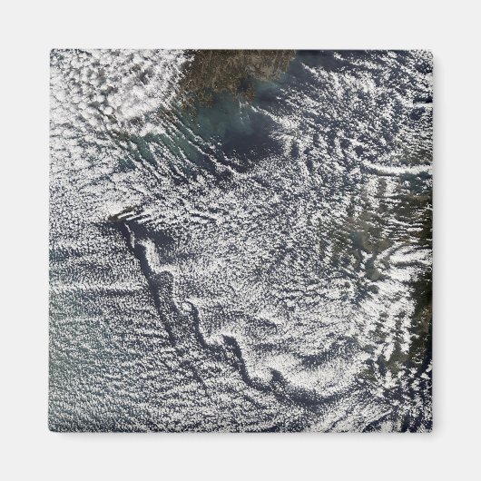 Wolkenvorken van Cheju Do, Zuid-Korea 2 Magneet (Voorkant)