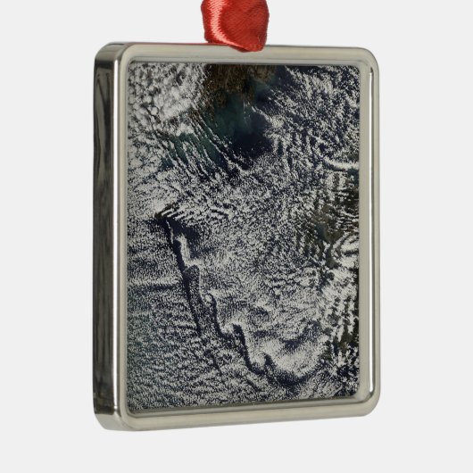 Wolkenvorken van Cheju Do, Zuid-Korea 2 Metalen Ornament (Rechts)