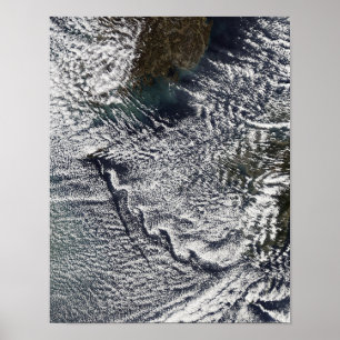 Wolkenvorken van Cheju Do, Zuid-Korea 2 Poster