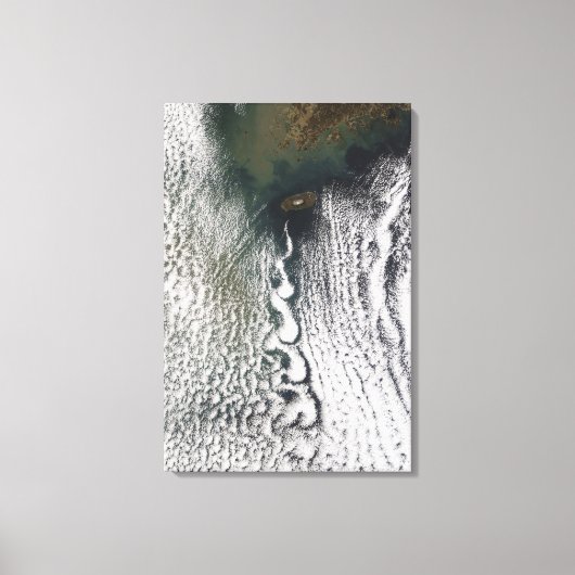 Wolkenvorken van Cheju Do, Zuid-Korea Canvas Afdruk (Voorkant)