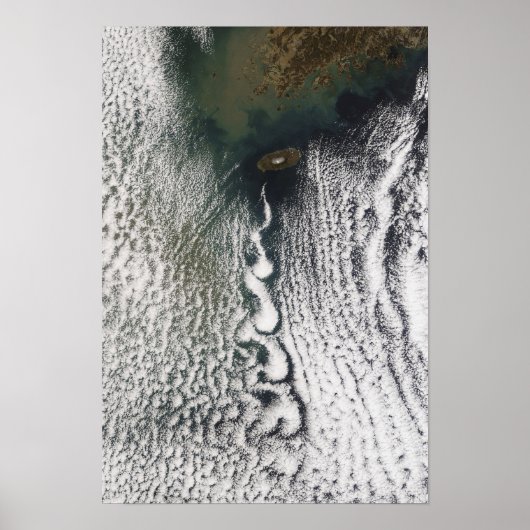 Wolkenvorken van Cheju Do, Zuid-Korea Poster (Voorkant)