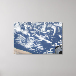 Wolkenvortex straten voor de kust canvas afdruk