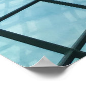 Wolkenwoud Glas Conservatorium Dak Poster (Hoek)